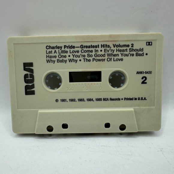 Charley Pride Greatest Hits Vol. 2 Cassette Tape - Picture 5 of 5
